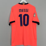 Shop 2009/10 BARCELONA MESSI #10 AWAY SHIRT (XL) NIKE, classic football shirts, vintage football shirts & retro soccer jerseys at Cult Kits