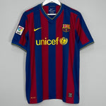 Shop 2009/10 BARCELONA MESSI #10 HOME SHIRT (L) NIKE, classic football shirts, vintage football shirts & retro soccer jerseys at Cult Kits