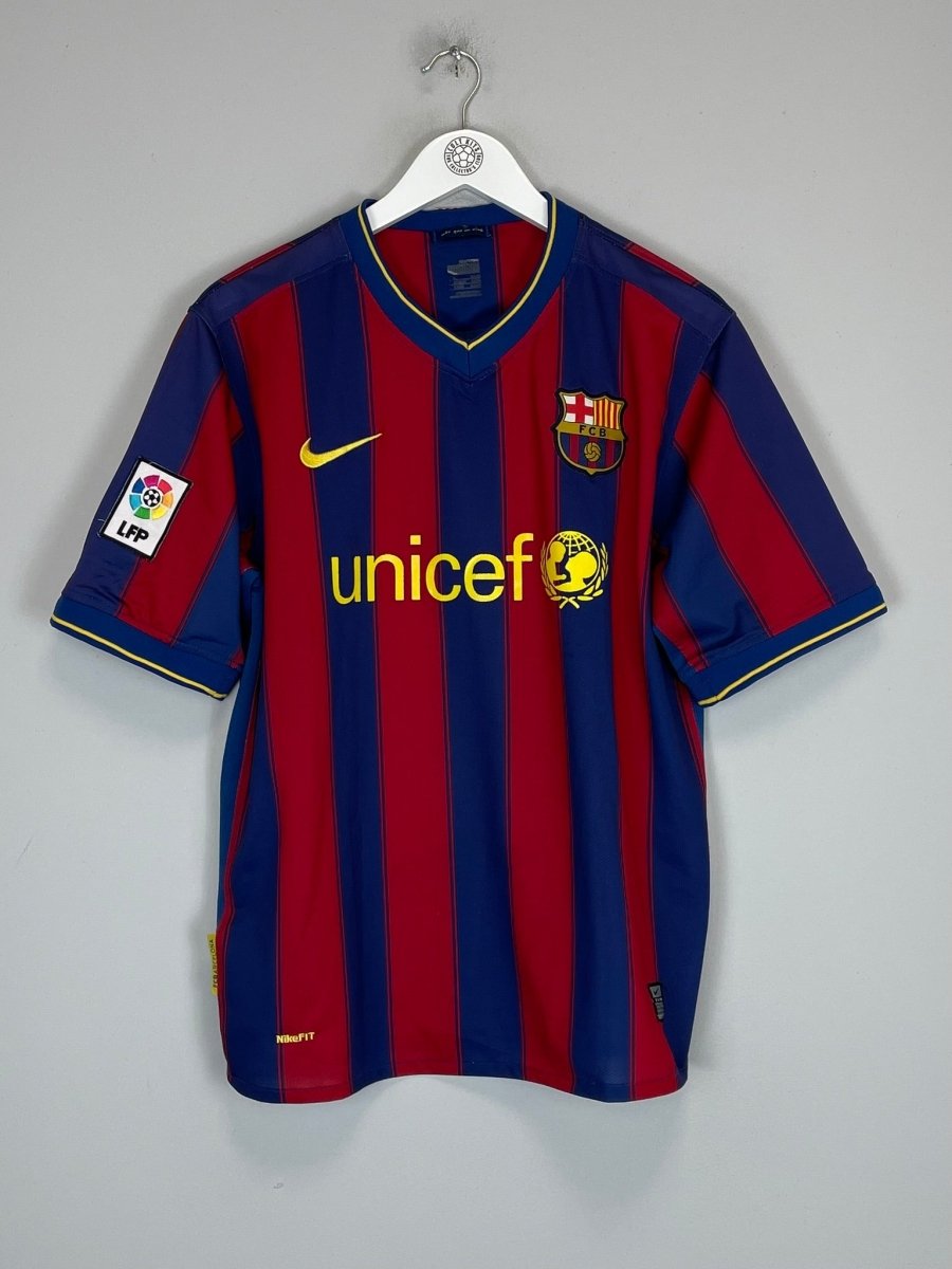 2009/10 BARCELONA MESSI 10 HOME SHIRT (M) NIKE - Cult Kits - Medium - Buy Vintage Football Shirts, Authentic Retro Football Shirts For Sale, Classic Football Shirts & Soccer Jersey