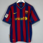 2009/10 BARCELONA MESSI 10 HOME SHIRT (M) NIKE - Cult Kits - Medium - Buy Vintage Football Shirts, Authentic Retro Football Shirts For Sale, Classic Football Shirts & Soccer Jersey