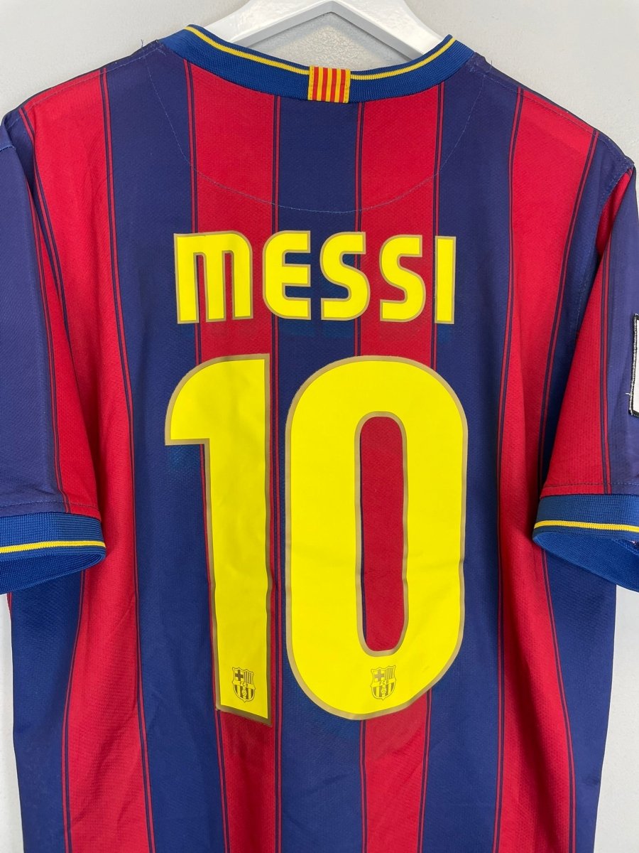2009/10 BARCELONA MESSI 10 HOME SHIRT (M) NIKE - Cult Kits - Medium - Buy Vintage Football Shirts, Authentic Retro Football Shirts For Sale, Classic Football Shirts & Soccer Jersey