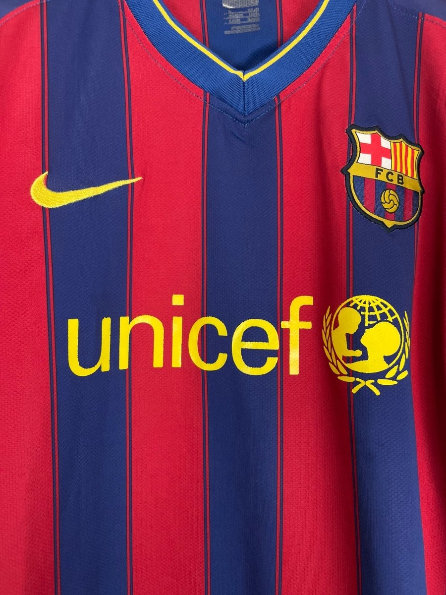 2009/10 BARCELONA MESSI 10 HOME SHIRT (M) NIKE - Cult Kits - Medium - Buy Vintage Football Shirts, Authentic Retro Football Shirts For Sale, Classic Football Shirts & Soccer Jersey
