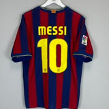 2009/10 BARCELONA MESSI 10 HOME SHIRT (M) NIKE - Cult Kits - Medium - Buy Vintage Football Shirts, Authentic Retro Football Shirts For Sale, Classic Football Shirts & Soccer Jersey