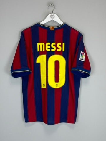 2009/10 BARCELONA MESSI 10 HOME SHIRT (M) NIKE - Cult Kits - Medium - Buy Vintage Football Shirts, Authentic Retro Football Shirts For Sale, Classic Football Shirts & Soccer Jersey