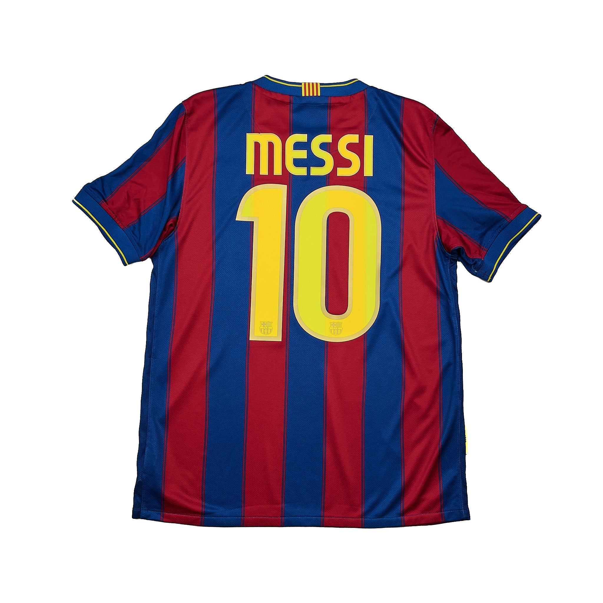 Buy 2009/10 Barcelona Messi 10 Home Shirt (S) Nike ~ Free worldwide shipping ~ Authentic Vintage Football Shirts from Cult Kits