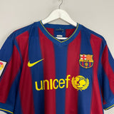 Shop 2009/10 BARCELONA MESSI #10 HOME SHIRT (XL) NIKE, classic football shirts, vintage football shirts & retro soccer jerseys at Cult Kits
