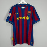 Shop 2009/10 BARCELONA MESSI #10 HOME SHIRT (XL) NIKE, classic football shirts, vintage football shirts & retro soccer jerseys at Cult Kits