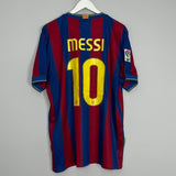 Shop 2009/10 BARCELONA MESSI #10 HOME SHIRT (XL) NIKE, classic football shirts, vintage football shirts & retro soccer jerseys at Cult Kits