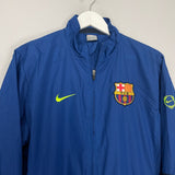 Shop 2009/10 BARCELONA TRACK JACKET (L) NIKE, classic football shirts, vintage football shirts & retro soccer jerseys at Cult Kits