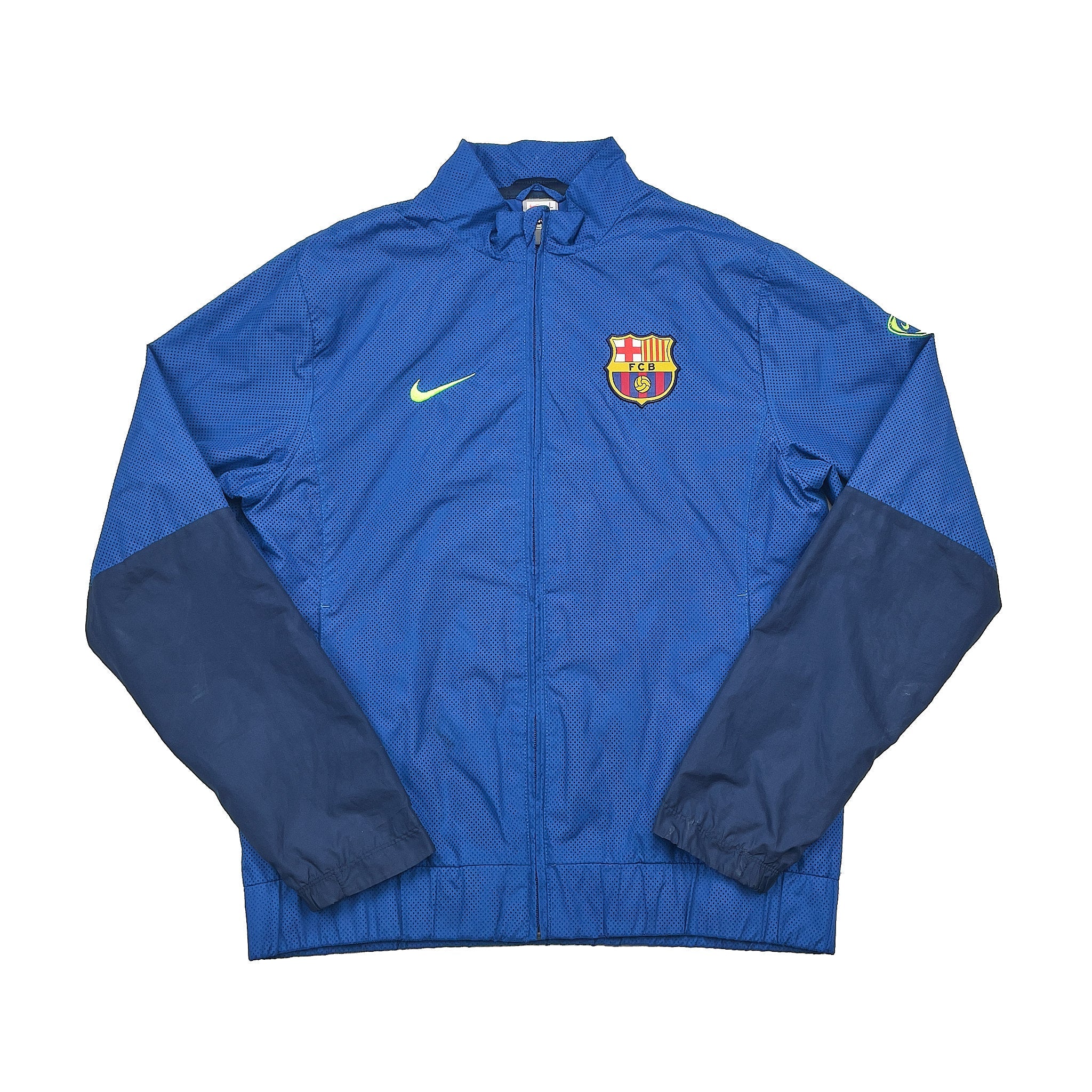 Buy 2009/10 BARCELONA TRACK JACKET (L) NIKE ~ Free worldwide shipping available ~ Authentic Vintage Football Shirts from Cult Kits