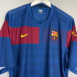 2009/10 BARCELONA TRAINING SHIRT (XL) NIKE - Cult Kits - XL - Buy Vintage Football Shirts, Authentic Retro Football Shirts For Sale, Classic Football Shirts & Soccer Jersey