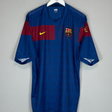 2009/10 BARCELONA TRAINING SHIRT (XL) NIKE - Cult Kits - XL - Buy Vintage Football Shirts, Authentic Retro Football Shirts For Sale, Classic Football Shirts & Soccer Jersey