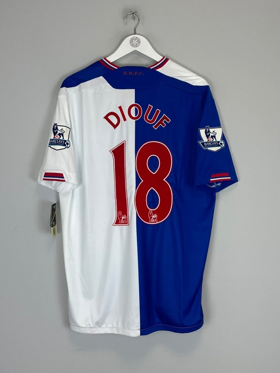2009/10 BLACKBURN ROVERS DIOUF 18 *BNWT* HOME SHIRT (XL) UMBRO - Cult Kits - XL - Buy Vintage Football Shirts, Authentic Retro Football Shirts For Sale, Classic Football Shirts & Soccer Jersey
