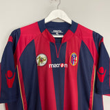Shop 2009/10 BOLOGNA *CENTENARY* HOME SHIRT (XL) MACRON, classic football shirts, vintage football shirts & retro soccer jerseys at Cult Kits