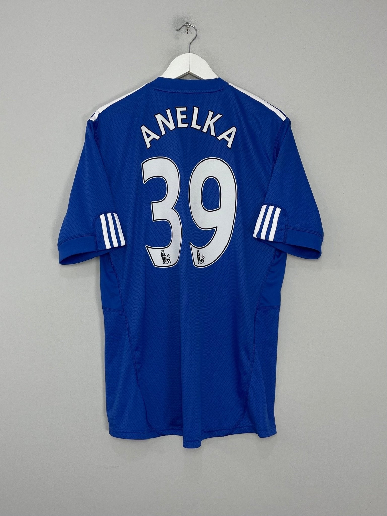 Shop 2009/10 CHELSEA ANELKA #39 HOME SHIRT (L) ADIDAS, classic football shirts, vintage football shirts & retro soccer jerseys at Cult Kits