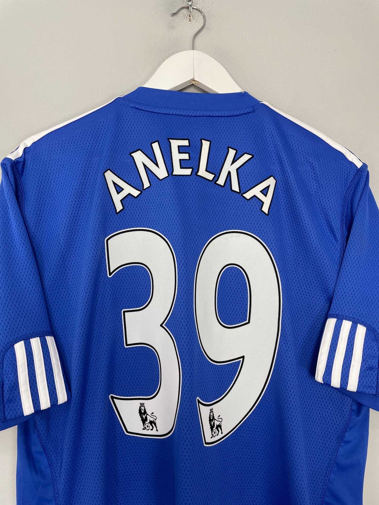 Shop 2009/10 CHELSEA ANELKA #39 HOME SHIRT (L) ADIDAS, classic football shirts, vintage football shirts & retro soccer jerseys at Cult Kits