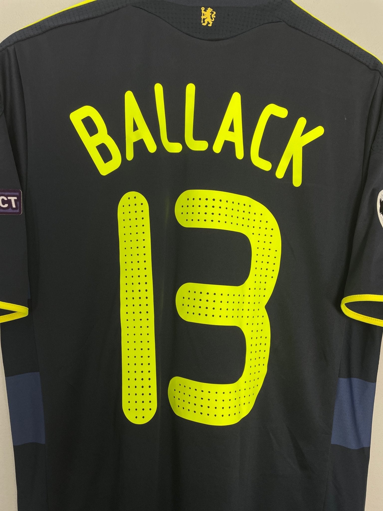 Shop 2009/10 CHELSEA BALLACK #13 C/L AWAY SHIRT (M) ADIDAS, classic football shirts, vintage football shirts & retro soccer jerseys at Cult Kits