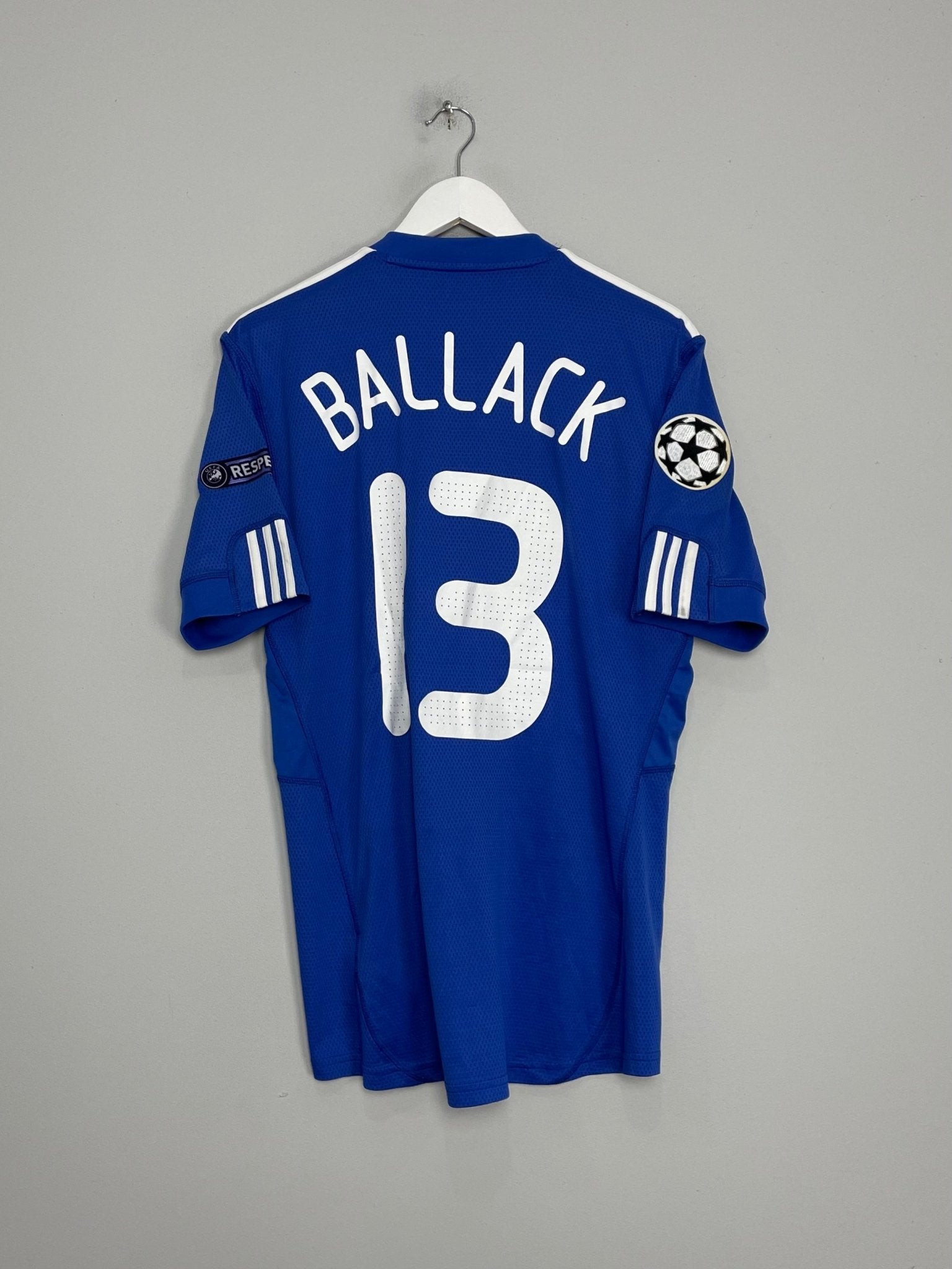 Shop 2009/10 CHELSEA BALLACK #13 C/L HOME SHIRT (M) ADIDAS, classic football shirts, vintage football shirts & retro soccer jerseys at Cult Kits