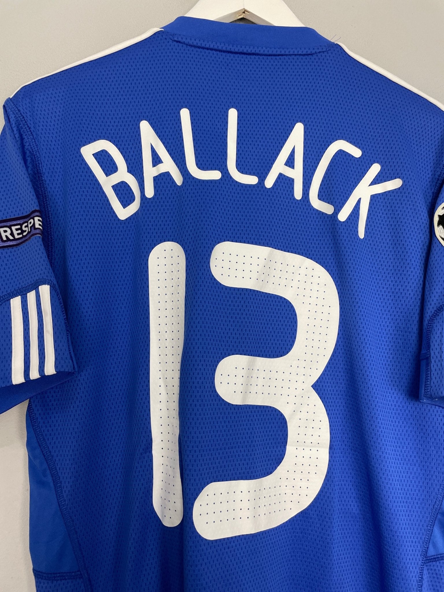 Shop 2009/10 CHELSEA BALLACK #13 C/L HOME SHIRT (M) ADIDAS, classic football shirts, vintage football shirts & retro soccer jerseys at Cult Kits