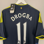 Shop 2009/10 CHELSEA DROGBA #11 AWAY SHIRT (L) ADIDAS, classic football shirts, vintage football shirts & retro soccer jerseys at Cult Kits