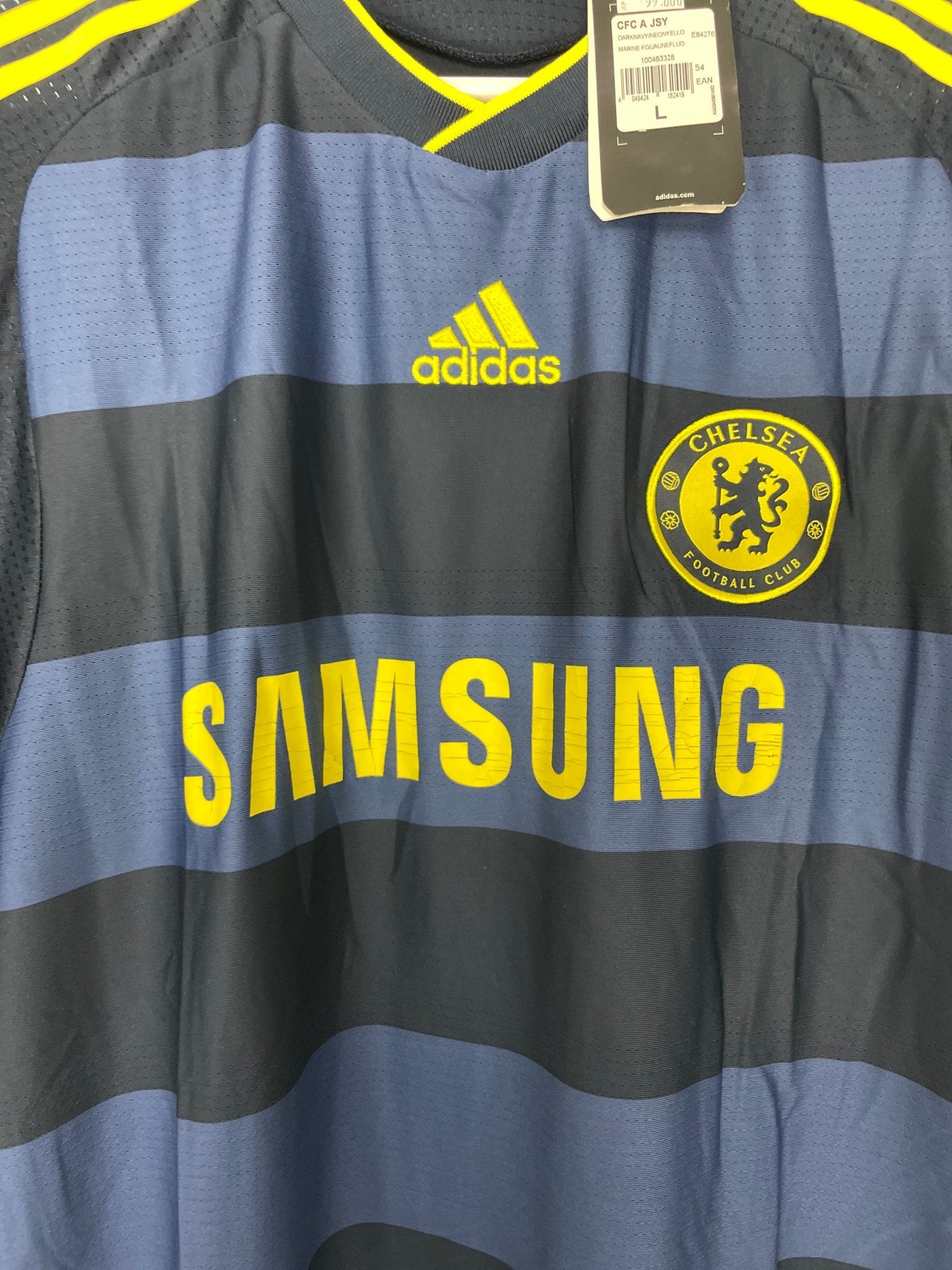 Shop 2009/10 CHELSEA DROGBA #11 AWAY SHIRT (L) ADIDAS, classic football shirts, vintage football shirts & retro soccer jerseys at Cult Kits