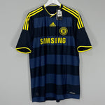 Shop 2009/10 CHELSEA DROGBA #11 AWAY SHIRT (L) ADIDAS, classic football shirts, vintage football shirts & retro soccer jerseys at Cult Kits