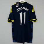 Shop 2009/10 CHELSEA DROGBA #11 AWAY SHIRT (L) ADIDAS, classic football shirts, vintage football shirts & retro soccer jerseys at Cult Kits