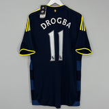 Shop 2009/10 CHELSEA DROGBA #11 AWAY SHIRT (L) ADIDAS, classic football shirts, vintage football shirts & retro soccer jerseys at Cult Kits