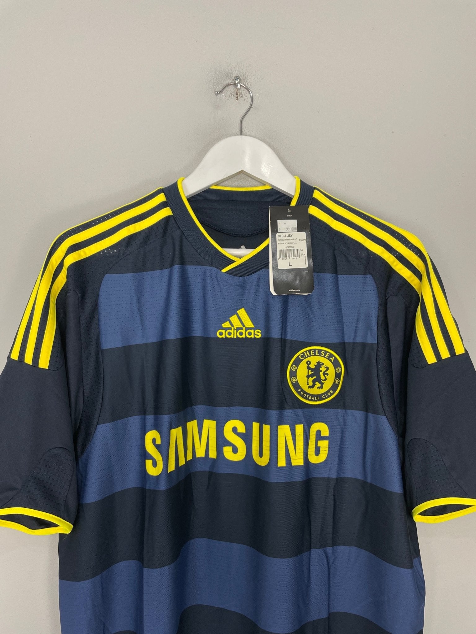 Shop 2009/10 CHELSEA DROGBA #11 AWAY SHIRT (L) ADIDAS, classic football shirts, vintage football shirts & retro soccer jerseys at Cult Kits
