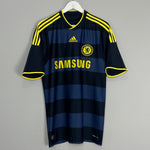 Shop 2009/10 CHELSEA DROGBA #11 AWAY SHIRT (M) ADIDAS, classic football shirts, vintage football shirts & retro soccer jerseys at Cult Kits