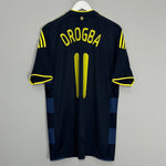 Shop 2009/10 CHELSEA DROGBA #11 AWAY SHIRT (M) ADIDAS, classic football shirts, vintage football shirts & retro soccer jerseys at Cult Kits