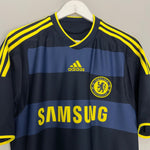 Shop 2009/10 CHELSEA DROGBA #11 AWAY SHIRT (M) ADIDAS, classic football shirts, vintage football shirts & retro soccer jerseys at Cult Kits