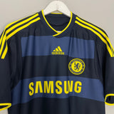 Shop 2009/10 CHELSEA DROGBA #11 AWAY SHIRT (M) ADIDAS, classic football shirts, vintage football shirts & retro soccer jerseys at Cult Kits