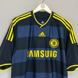 2009/10 CHELSEA DROGBA 11 AWAY SHIRT (XL) ADIDAS - Cult Kits - XL - Buy Vintage Football Shirts, Authentic Retro Football Shirts For Sale, Classic Football Shirts & Soccer Jersey