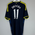 2009/10 CHELSEA DROGBA 11 AWAY SHIRT (XL) ADIDAS - Cult Kits - XL - Buy Vintage Football Shirts, Authentic Retro Football Shirts For Sale, Classic Football Shirts & Soccer Jersey
