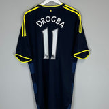 2009/10 CHELSEA DROGBA 11 AWAY SHIRT (XL) ADIDAS - Cult Kits - XL - Buy Vintage Football Shirts, Authentic Retro Football Shirts For Sale, Classic Football Shirts & Soccer Jersey