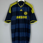 2009/10 CHELSEA DROGBA 11 AWAY SHIRT (XL) ADIDAS - Cult Kits - XL - Buy Vintage Football Shirts, Authentic Retro Football Shirts For Sale, Classic Football Shirts & Soccer Jersey