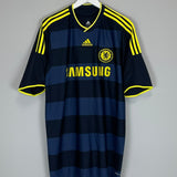 2009/10 CHELSEA DROGBA 11 AWAY SHIRT (XL) ADIDAS - Cult Kits - XL - Buy Vintage Football Shirts, Authentic Retro Football Shirts For Sale, Classic Football Shirts & Soccer Jersey
