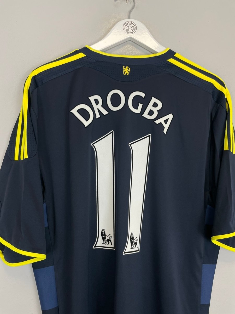2009/10 CHELSEA DROGBA 11 AWAY SHIRT (XL) ADIDAS - Cult Kits - XL - Buy Vintage Football Shirts, Authentic Retro Football Shirts For Sale, Classic Football Shirts & Soccer Jersey