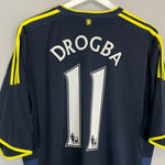 2009/10 CHELSEA DROGBA 11 AWAY SHIRT (XL) ADIDAS - Cult Kits - XL - Buy Vintage Football Shirts, Authentic Retro Football Shirts For Sale, Classic Football Shirts & Soccer Jersey