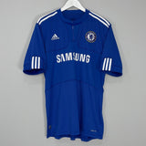 Shop 2009/10 CHELSEA DROGBA #11 HOME SHIRT (L) ADIDAS, classic football shirts, vintage football shirts & retro soccer jerseys at Cult Kits