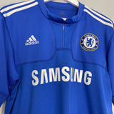 Shop 2009/10 CHELSEA DROGBA #11 HOME SHIRT (M) ADIDAS, classic football shirts, vintage football shirts & retro soccer jerseys at Cult Kits