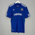Shop 2009/10 CHELSEA DROGBA #11 HOME SHIRT (M) ADIDAS, classic football shirts, vintage football shirts & retro soccer jerseys at Cult Kits