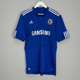 Shop 2009/10 CHELSEA DROGBA #11 HOME SHIRT (M) ADIDAS, classic football shirts, vintage football shirts & retro soccer jerseys at Cult Kits