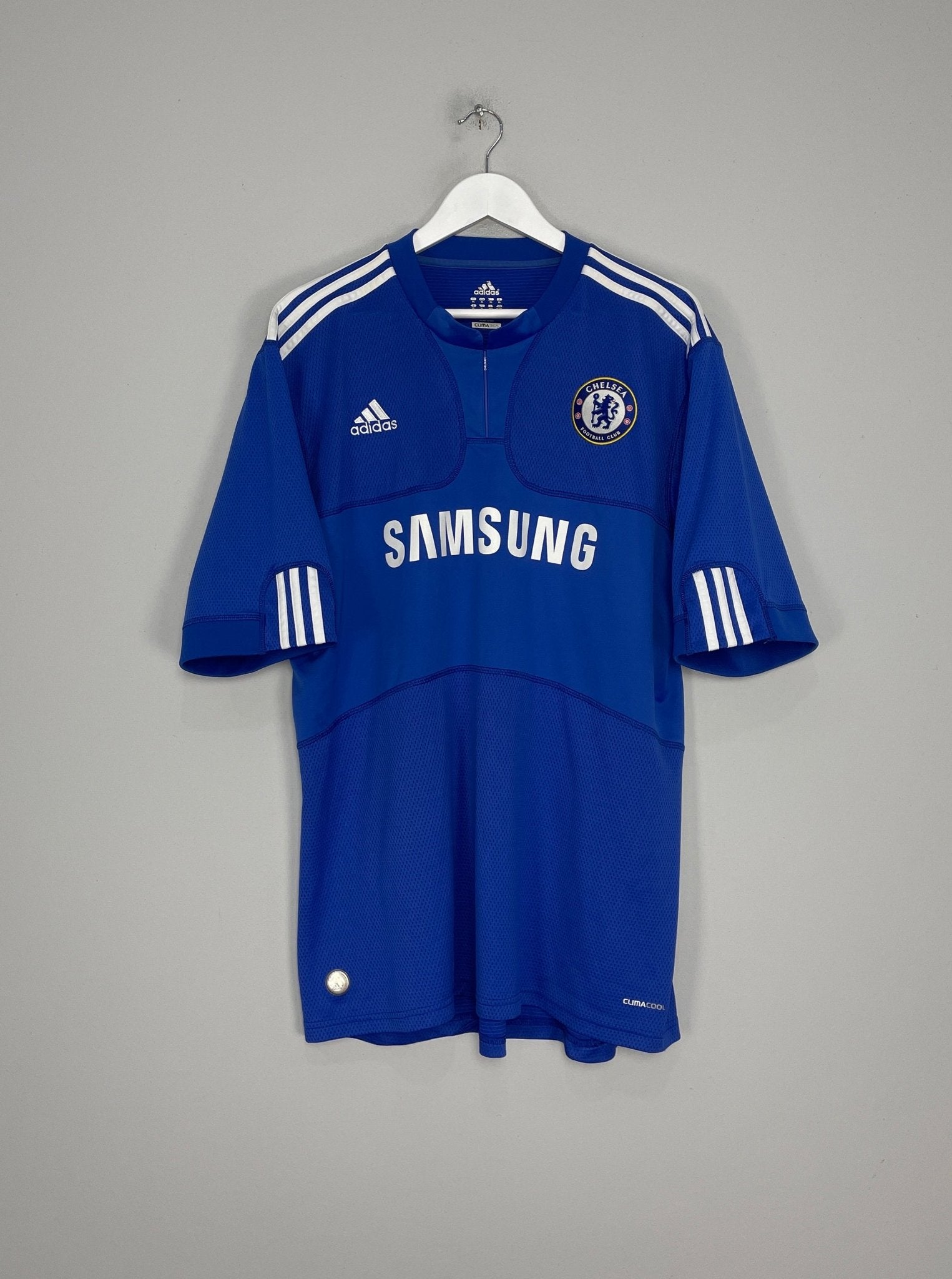 Shop 2009/10 CHELSEA DROGBA #11 HOME SHIRT (XL) ADIDAS, classic football shirts, vintage football shirts & retro soccer jerseys at Cult Kits