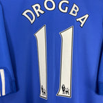 Shop 2009/10 CHELSEA DROGBA #11 HOME SHIRT (XL) ADIDAS, classic football shirts, vintage football shirts & retro soccer jerseys at Cult Kits