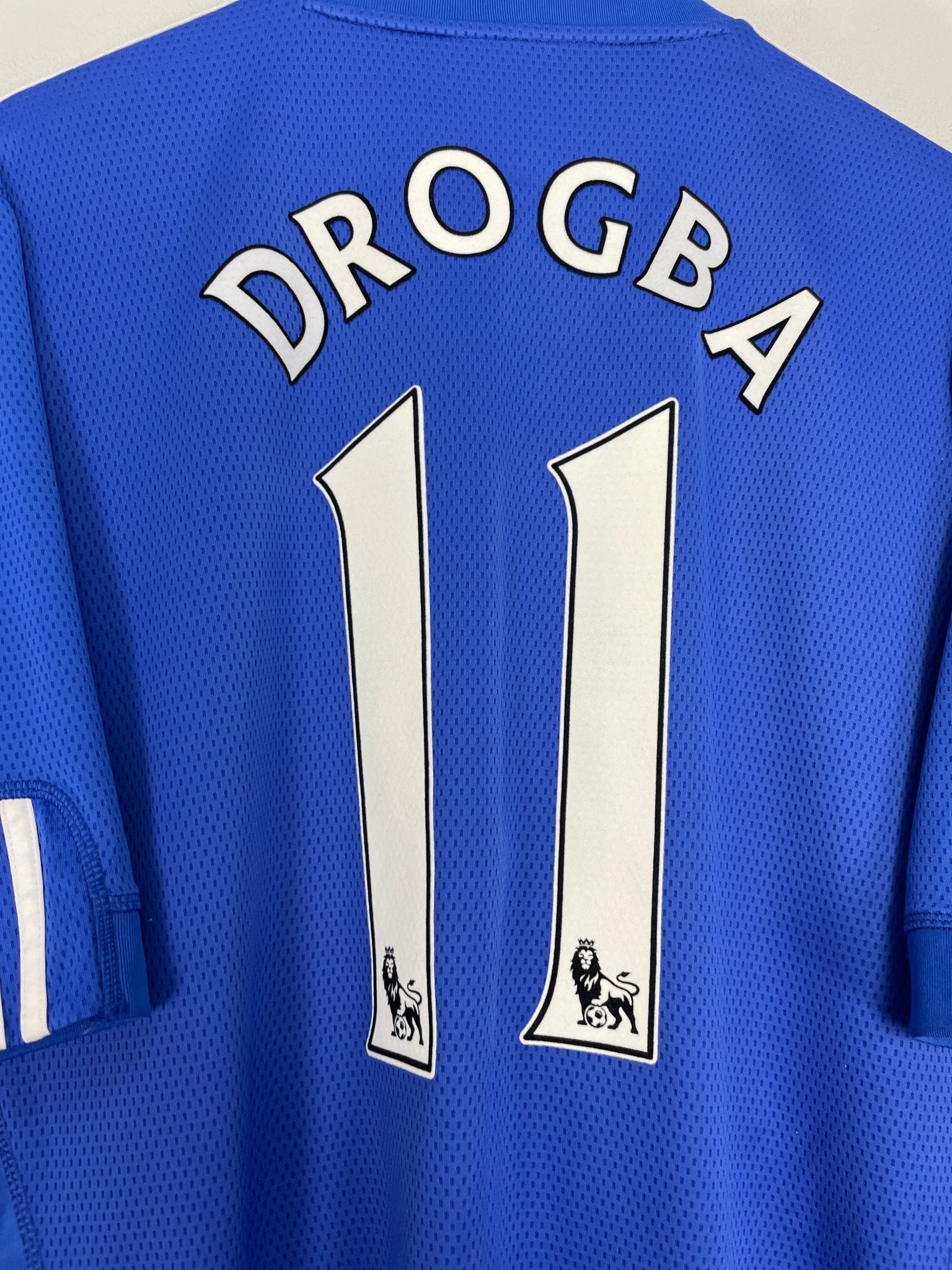 Shop 2009/10 CHELSEA DROGBA #11 HOME SHIRT (XL) ADIDAS, classic football shirts, vintage football shirts & retro soccer jerseys at Cult Kits