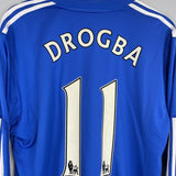 2009/10 CHELSEA DROGBA 11 L/S HOME SHIRT (XL) ADIDAS - Cult Kits - XL - Buy Vintage Football Shirts, Authentic Retro Football Shirts For Sale, Classic Football Shirts & Soccer Jersey