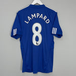 Shop 2009/10 CHELSEA LAMPARD #8 HOME SHIRT (M) ADIDAS, classic football shirts, vintage football shirts & retro soccer jerseys at Cult Kits