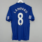 Shop 2009/10 CHELSEA LAMPARD #8 HOME SHIRT (M) ADIDAS, classic football shirts, vintage football shirts & retro soccer jerseys at Cult Kits